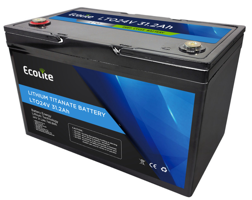 جودة  Ecolite LTO24-30 24V 31.2Ah Lithium Titanate Battery Pack 748.8Wh Energy مصنع