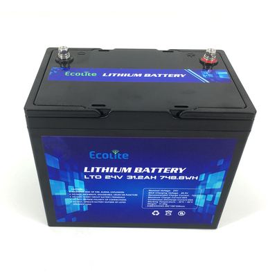 ECOLTO-T2430 LTO بطارية 24V 31.2AH لنظام الطاقة الشمسية المنزلية نظام UPS