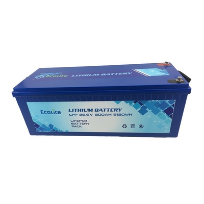 M8 نوع المحطة بطارية الليثيوم LiFePO4 ECOLTO-24200 حماية الحجرة IP65