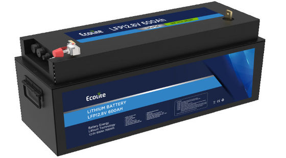 quality بطارية الليثيوم الحديدي الفوسفاتية عالية الكثافة 12.8V 600Ah بطارية LiFePO4 factory