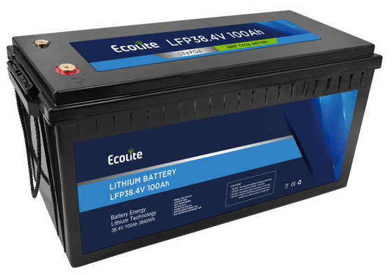 بطارية الليثيوم LFP LiFePO4 بطارية الليثيوم الفوسفات الحديدي الليثيوم 38.4V 100Ah بطارية بلووتوث