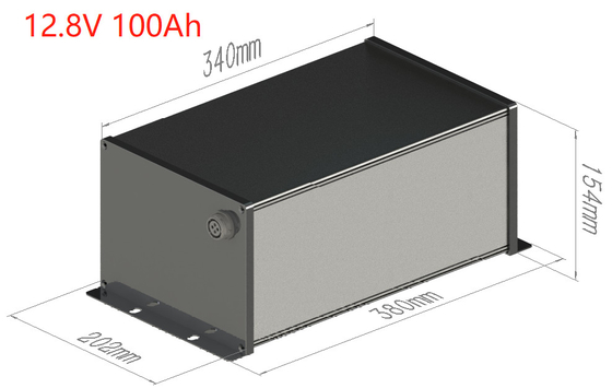 LiFePO4 12V 100Ah ضوء الشارع الشمسي بطارية الليثيوم BMS MPPT كل شيء في واحد