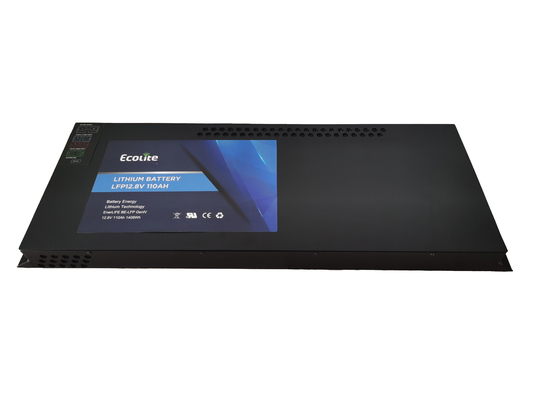 12.8V 110Ah LiFePO4 بطارية سليملاين 1408Wh بطارية الليثيوم المتكاملة BMS للطاقة الاحتياطية