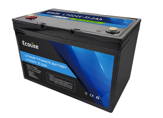 حياة دورة طويلة LTO24-30 24V 31.2Ah بطارية ليتيم تيتنيت 748.8Wh