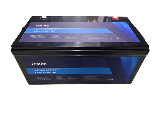 ECOLITE كثافة طاقة عالية 12.8 فولت 460Ah RV بحرية طاقة احتياطية بطارية ليتيم