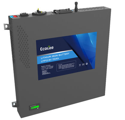 حزمة بطارية ليثيوم RV Slimline Max 12.8V 110Ah مع عاكس مدمج لشاحنة البيك أب