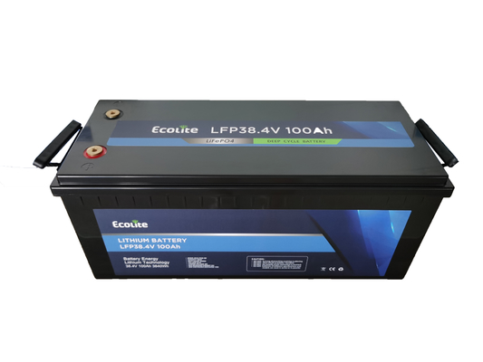 LFP36-100 38.4V 100Ah بطارية ليتيم LiFePO4 مع التحكم في تطبيق BMS الذكي