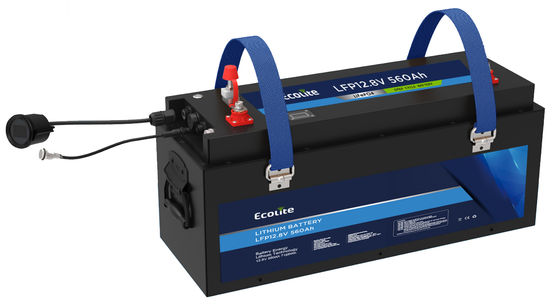 بطارية بحرية LiFePO4 12.8 فولت 560 أمبير في الساعة مع بلوتوث IP65