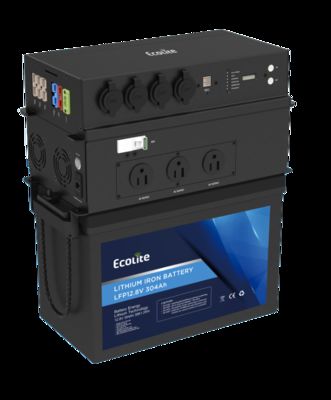 بطارية ليثيوم RV عالية السعة 12.8 فولت 300 أمبير في الساعة للطاقة الخارجية و RV التي لا يمكن إيقافها