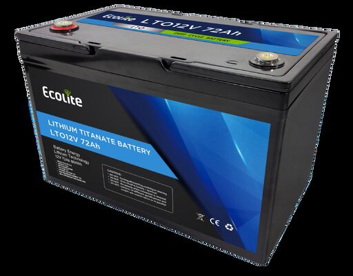 بطارية عالية الجودة من نوع LTO 12V 72Ah للأدوات الصناعية