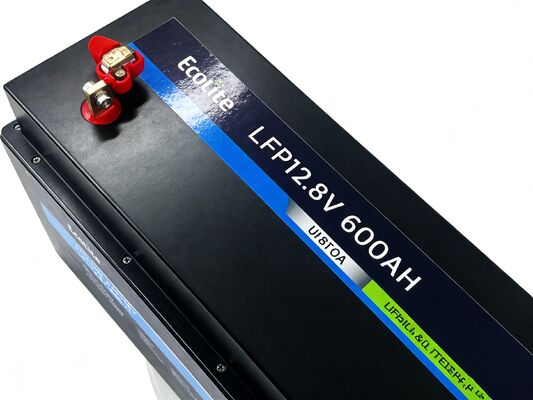 إيكوتايت LFP12-8V 800Ah البطارية البحرية LiFePO4 بطارية IP65 مقياس السعة العالية طاقة دورة عميقة