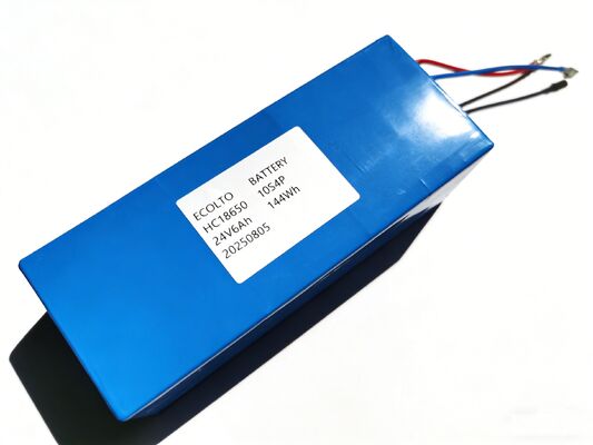 ECOLTO 24V 6Ah بطارية تعقب شمسي LTO بطارية دورة عالية طاقة عرضية لمتابعة شمسية دون انقطاع